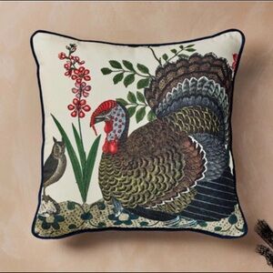 John Derian for Target Turkey Floral Pillow